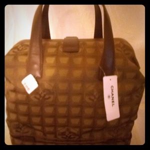 Chanel Canvas Travel Bag